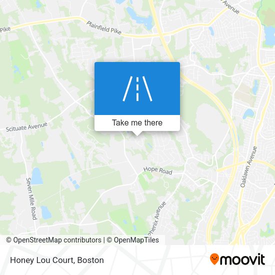 Mapa de Honey Lou Court