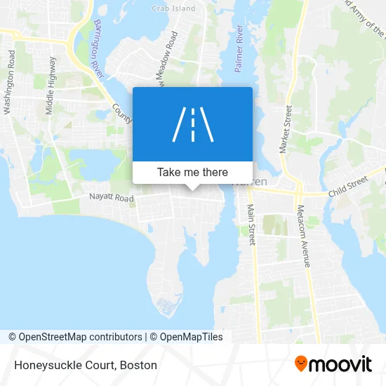 Honeysuckle Court map