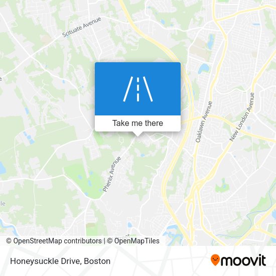 Mapa de Honeysuckle Drive