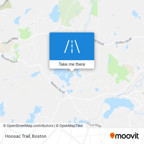 Hoosac Trail map