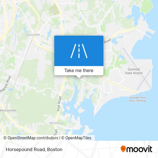 Horsepound Road map