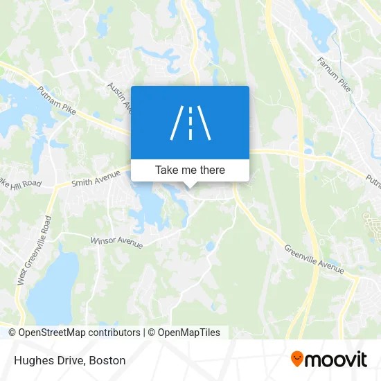 Mapa de Hughes Drive