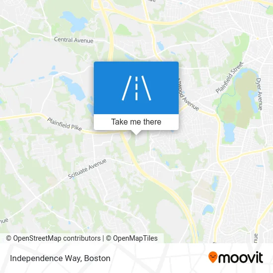 Independence Way map