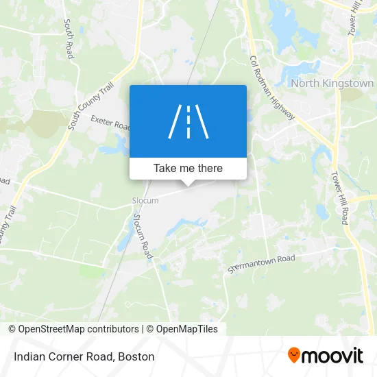 Indian Corner Road map