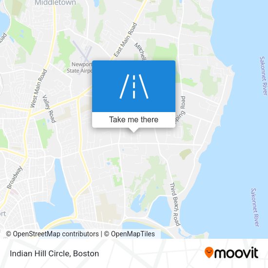 Mapa de Indian Hill Circle
