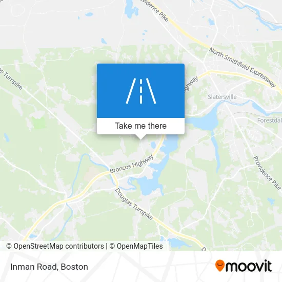 Inman Road map
