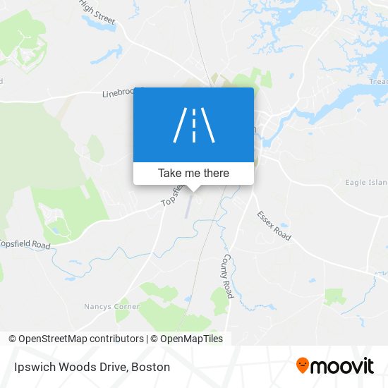 Ipswich Woods Drive map