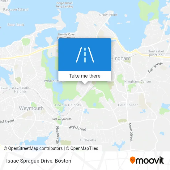 Isaac Sprague Drive map