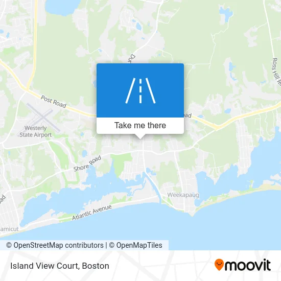 Island View Court map