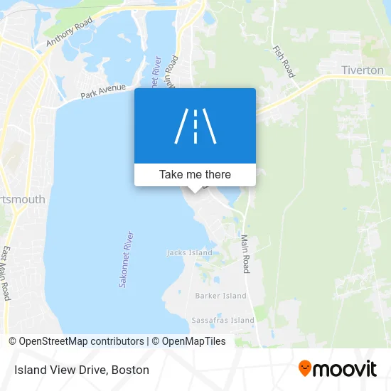 Island View Drive map