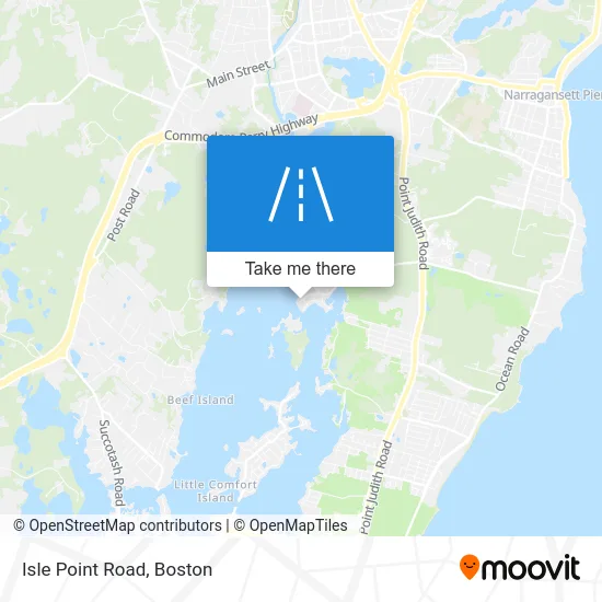 Isle Point Road map