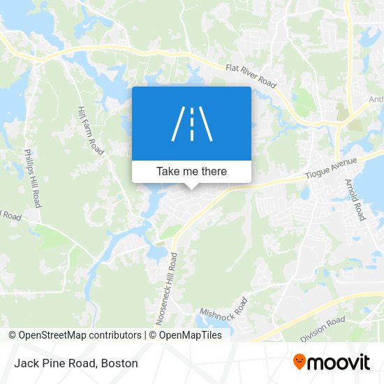 Mapa de Jack Pine Road