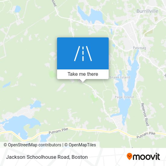 Jackson Schoolhouse Road map