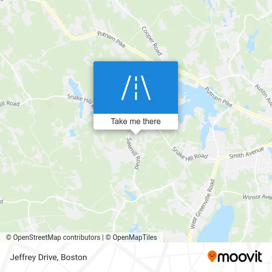 Jeffrey Drive map