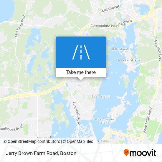 Jerry Brown Farm Road map
