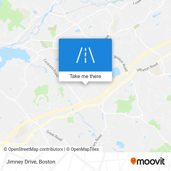 Jimney Drive map