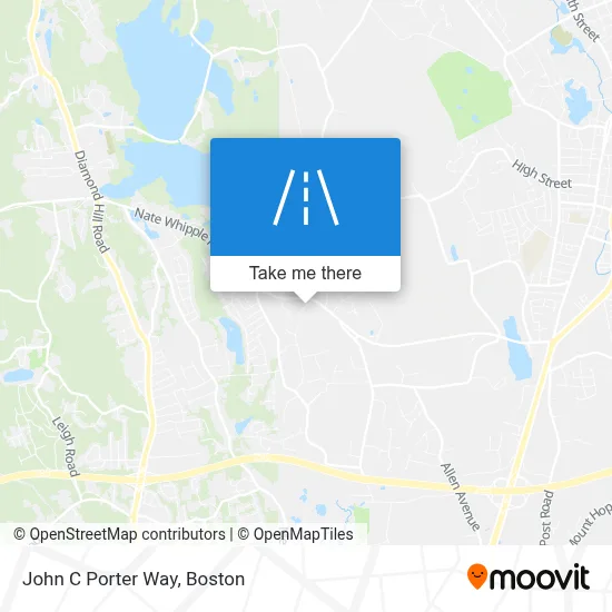 John C Porter Way map