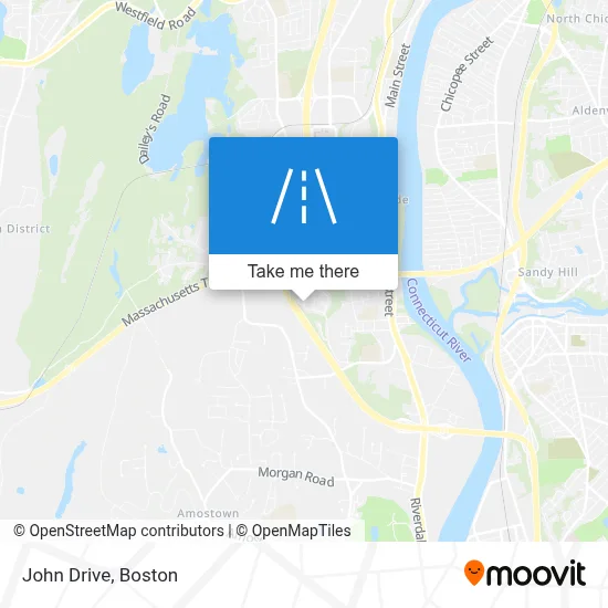 John Drive map