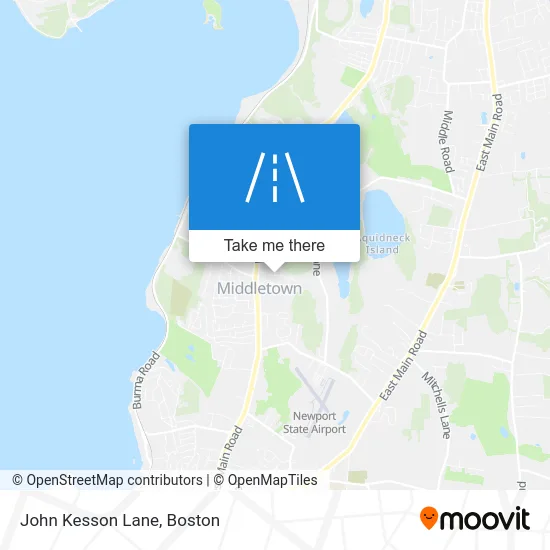 John Kesson Lane map