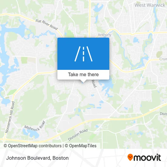 Johnson Boulevard map