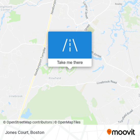 Mapa de Jones Court
