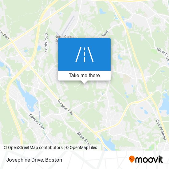 Josephine Drive map
