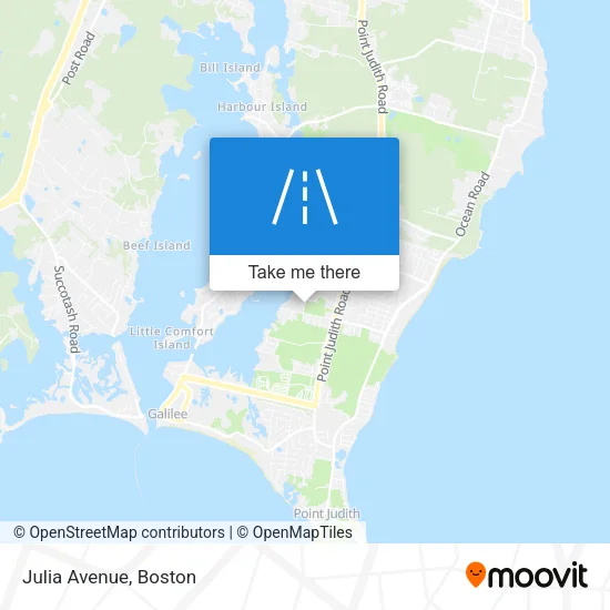 Julia Avenue map