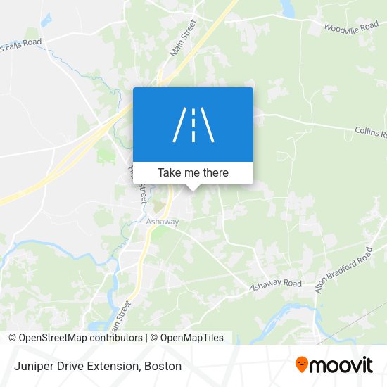 Juniper Drive Extension map