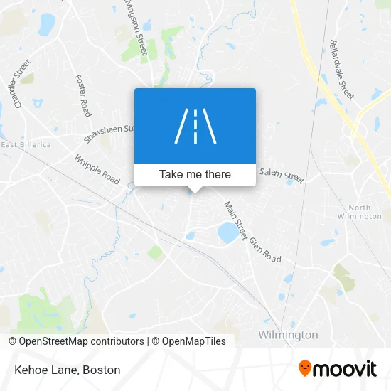 Kehoe Lane map