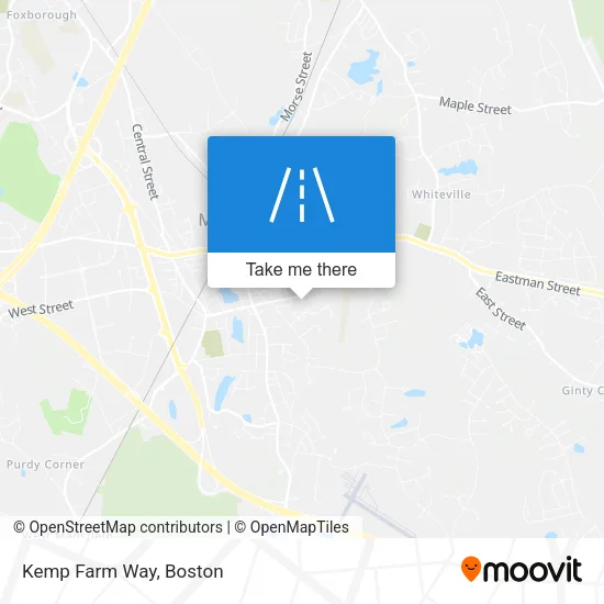 Kemp Farm Way map