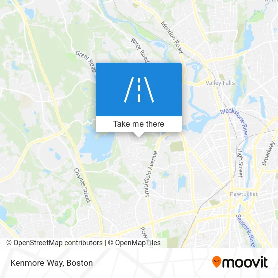 Kenmore Way map
