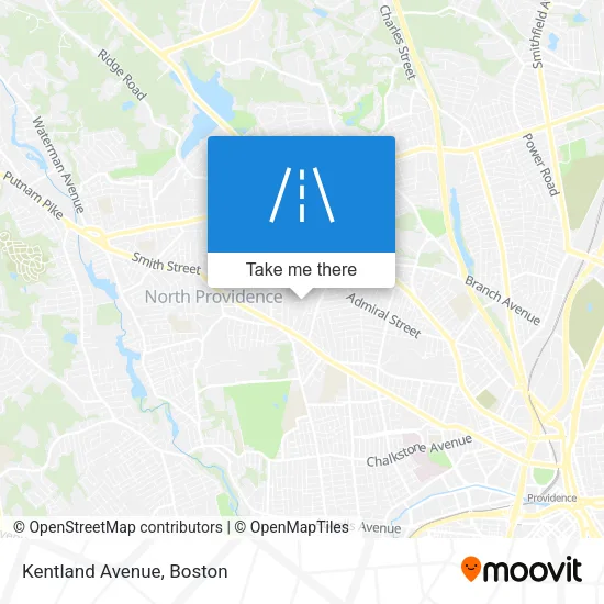 Kentland Avenue map