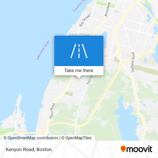 Kenyon Road map