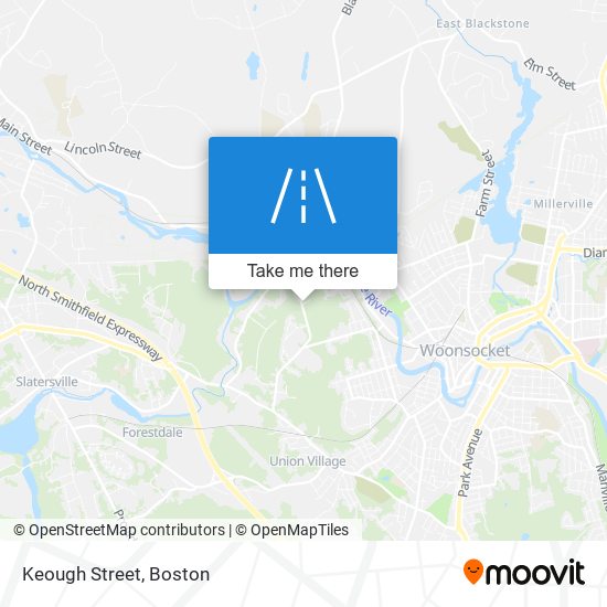 Keough Street map