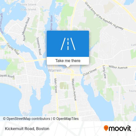 Mapa de Kickemuit Road