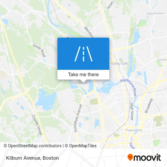 Kilburn Avenue map