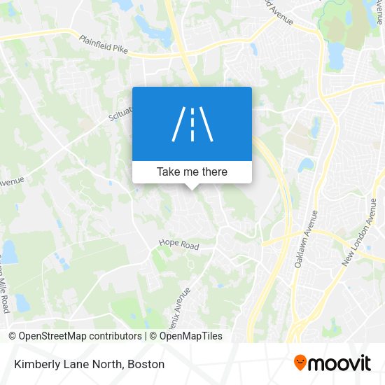 Mapa de Kimberly Lane North