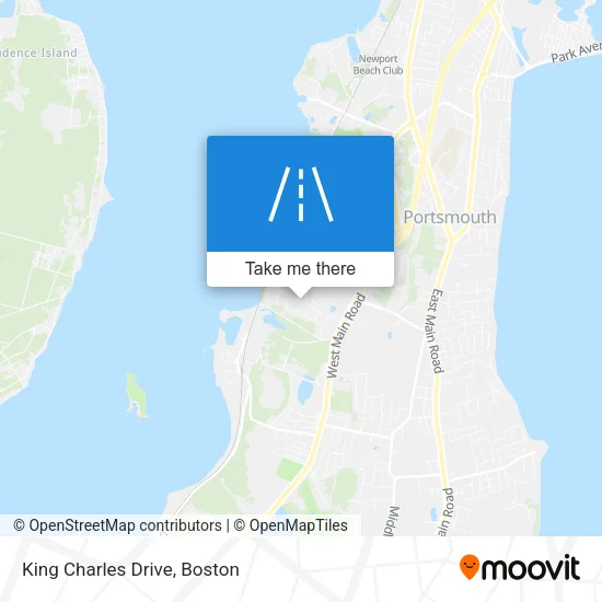 King Charles Drive map