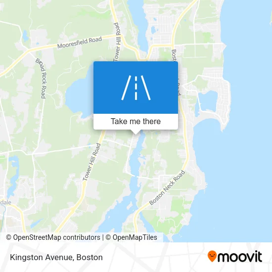 Kingston Avenue map