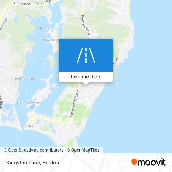 Kingston Lane map