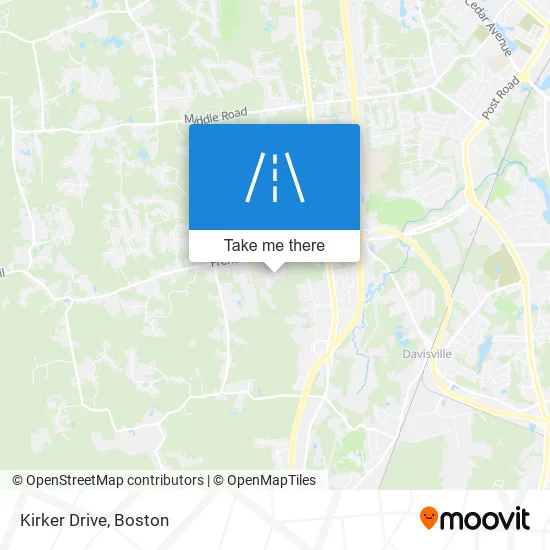 Kirker Drive map