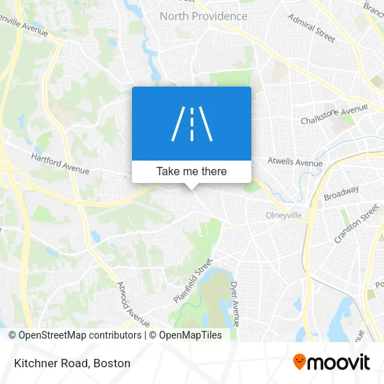 Kitchner Road map