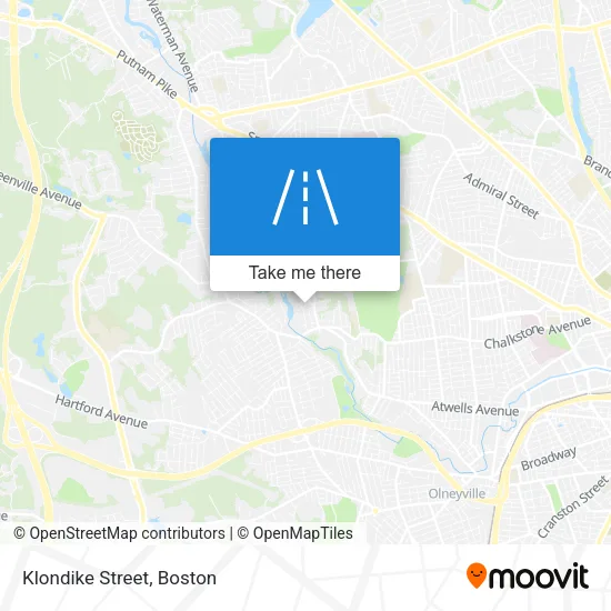 Klondike Street map