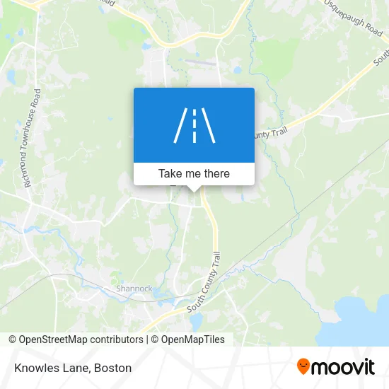 Knowles Lane map