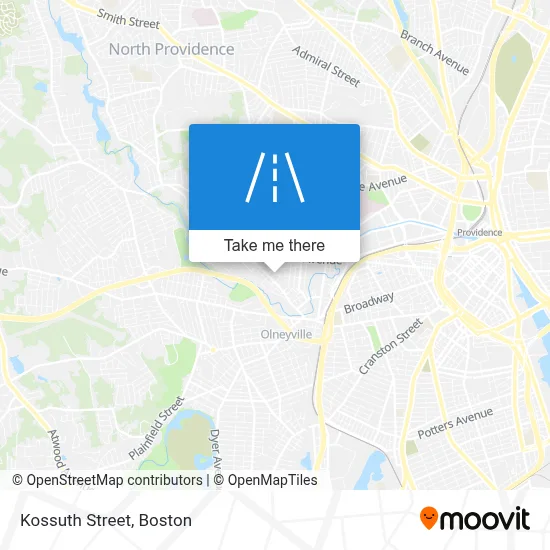 Kossuth Street map