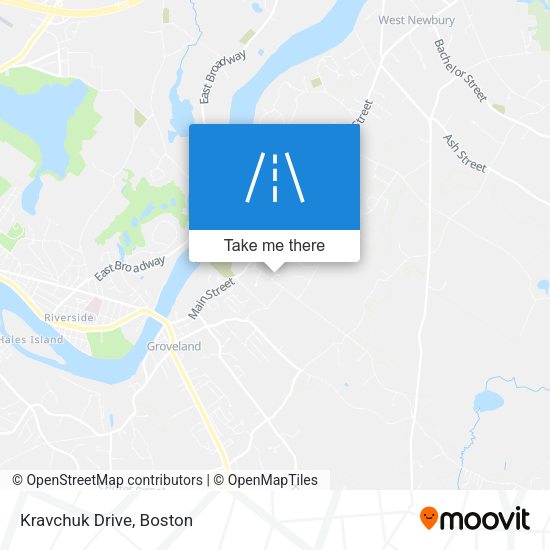 Mapa de Kravchuk Drive