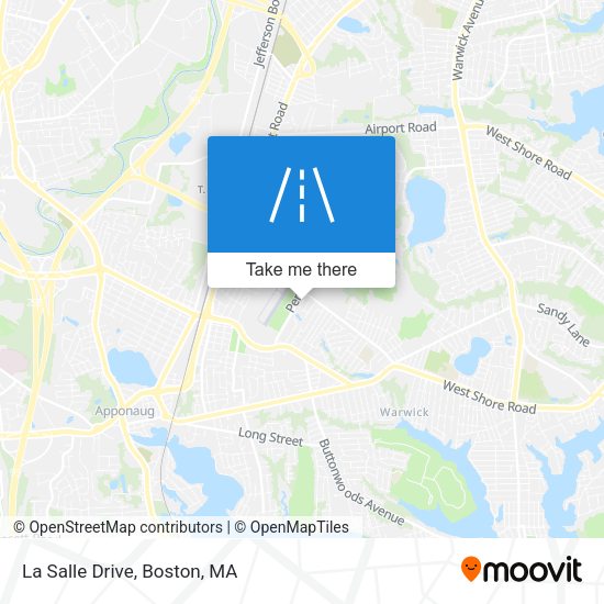 Mapa de La Salle Drive