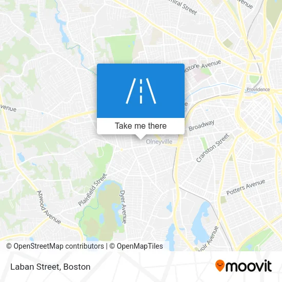 Laban Street map