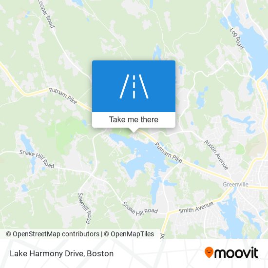 Lake Harmony Drive map