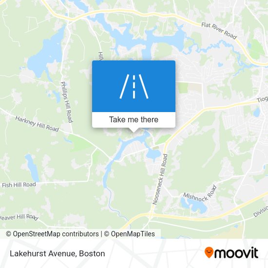 Mapa de Lakehurst Avenue